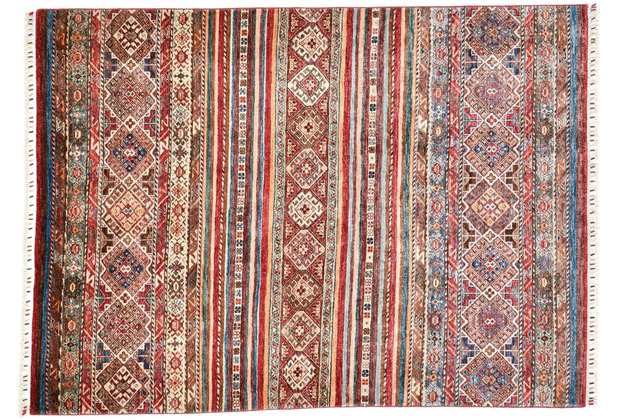 THEKO Orientteppich Kandashah 216 red multi 158 x 216 cm