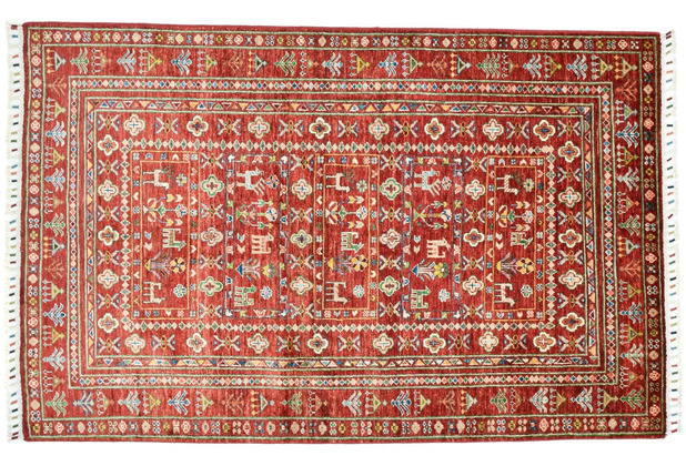 THEKO Orientteppich Kandashah 2234 red multi 119 x 185 cm