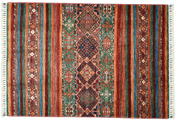 THEKO Orientteppich Kandashah 3138 red multi 103 x 148 cm
