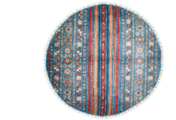 THEKO Orientteppich Kandashah 3914 blue multi  152 cm