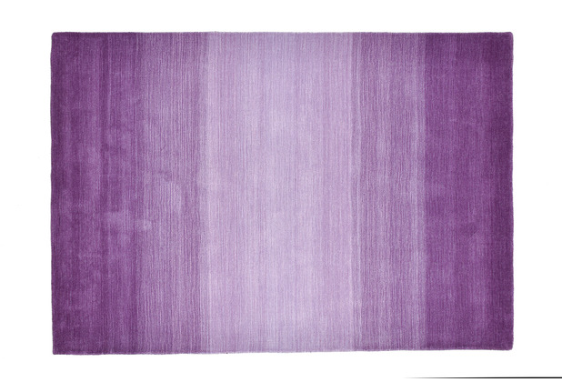 THEKO Teppich Wool Comfort Ombre 750 lila 140 x 200 cm