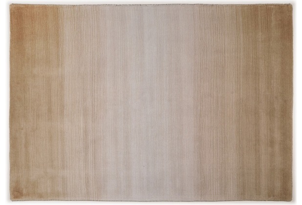THEKO Teppich Wool Comfort, Ombre, beige 60cm x 90cm