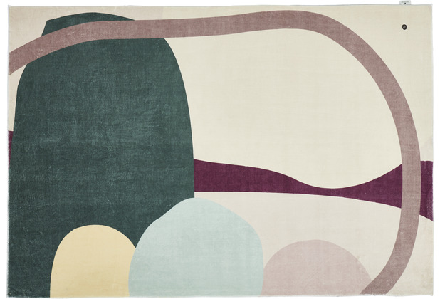 Tom Tailor Teppich Shapes FOUR green multi 140 x 200 cm