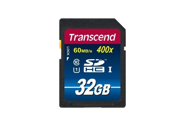 Transcend 32GB SDHC Class 10 UHS-I 400x Premium