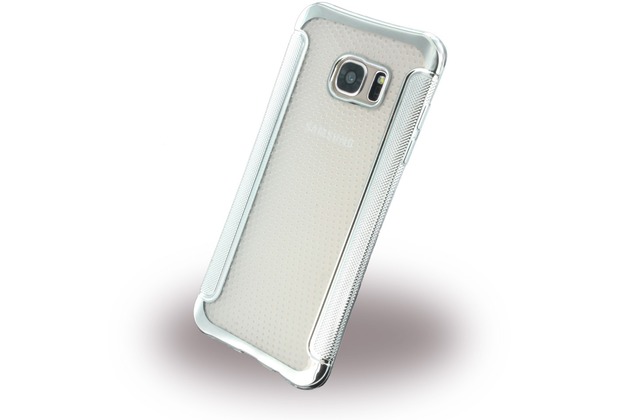 UreParts Shockproof Antirutsch - Silikon Cover für Samsung G935F Galaxy S7 Edge - Silber