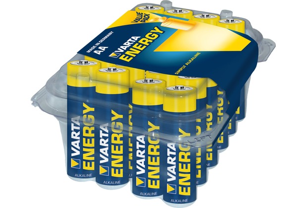 VARTA Batterie Alkaline - Mignon - AA - LR06 - 1.5V Energy - (24-Pack)