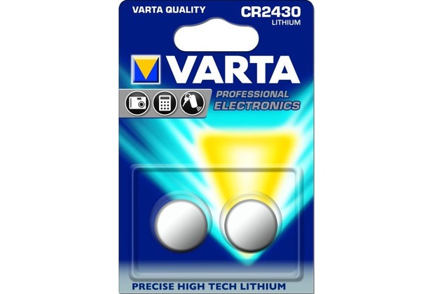 VARTA CR2430 Lithium 280 mAh V3 (2 Stück)