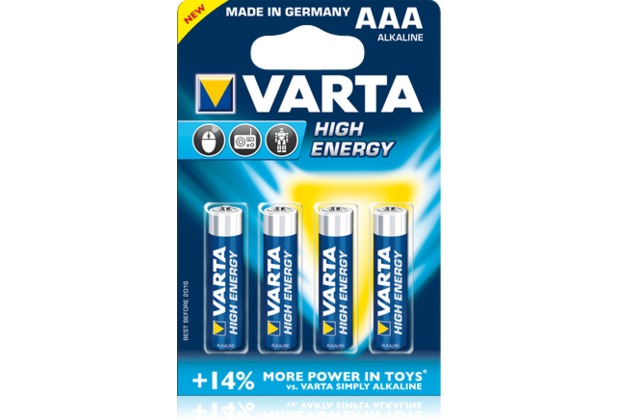 VARTA High Energy Micro AAA Batterie (4 Stück)