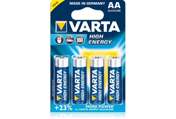 VARTA High Energy Mignon AA Batterie (4 Stück)