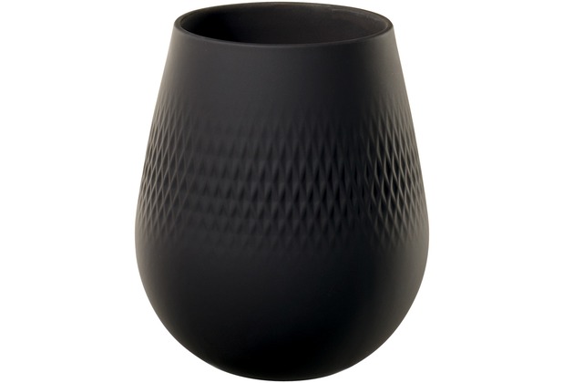 Villeroy & Boch Collier noir Vase Carr klein schwarz