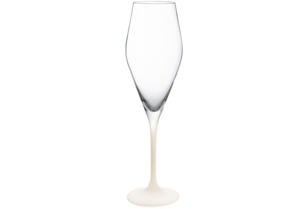 Villeroy & Boch Manufacture Rock blanc Champagnerglas, Set 4tlg. wei