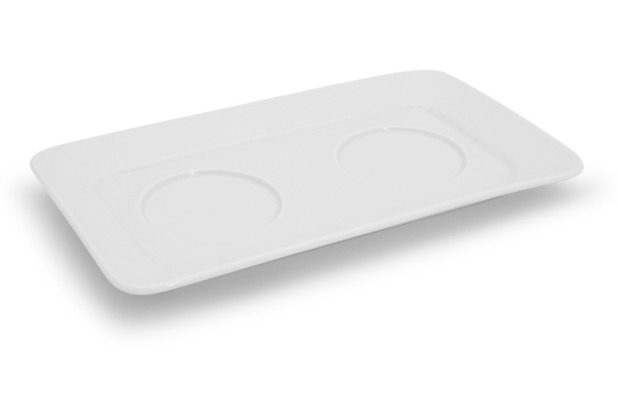 Walküre Tablett für Zuckerdose und Milchkännchen NYNY Weiß