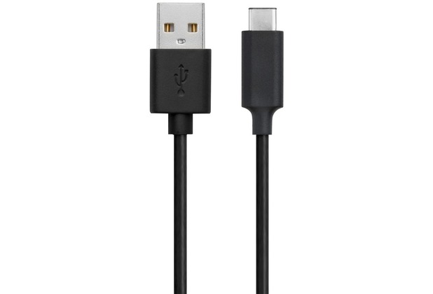 xqisit Charge & Sync USB C 2.0 to USB A 100cm black
