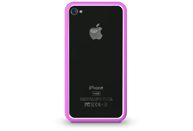 XtremeMac HardCase Thin Border iPhone (4/4S), pink