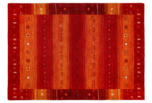 Zaba Gabbeh-Teppich Samia rot 240 x 340 cm