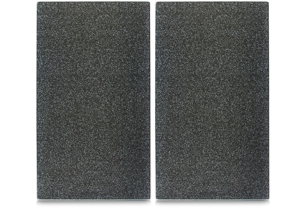 Zeller Herdabdeck-/Schneideplatten-Set \"Granit\", 2-tlg.,