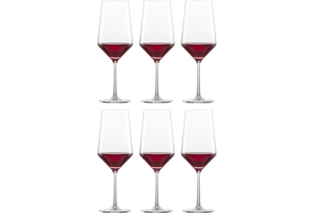 Zwiesel Glas Bordeaux Rotweinglas Pure 6er-Set