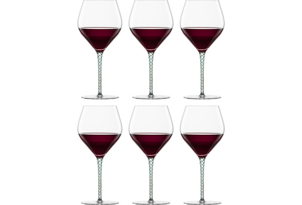 Zwiesel Glas Burgunder Rotweinglas tannengrn Spirit 6er-Set