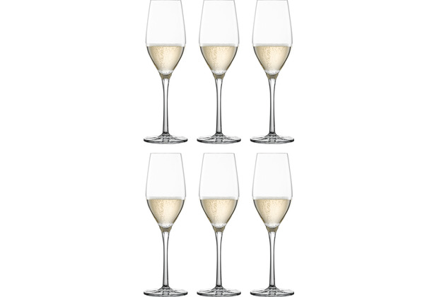 Zwiesel Glas Sektglas/Champagnerglas Roulette 6er-Set