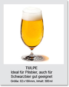 Bierglas Tulpe