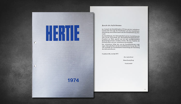 Hertie Jahresrckblick 1974